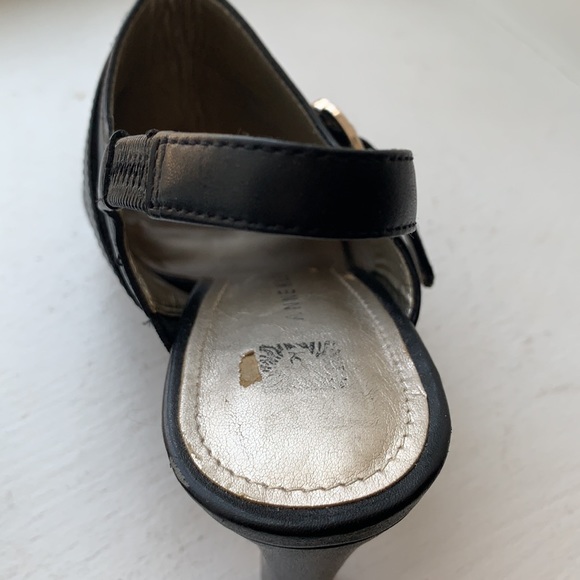 Anne Klein leather open toe high heel sandal - Picture 8 of 9